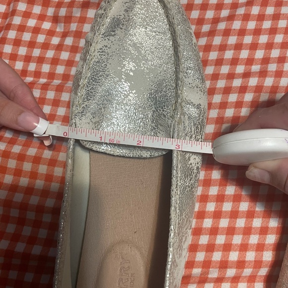 Sperry Silver Metallic Loafers Flats - Picture 5 of 6